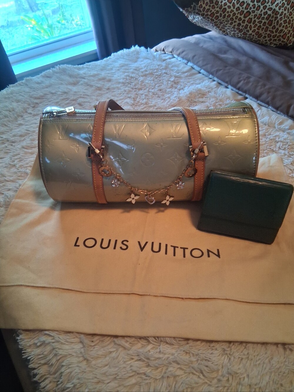 Vintage Louis Vuitton Vernis Bedford Pappilon Bag And LV Wallet